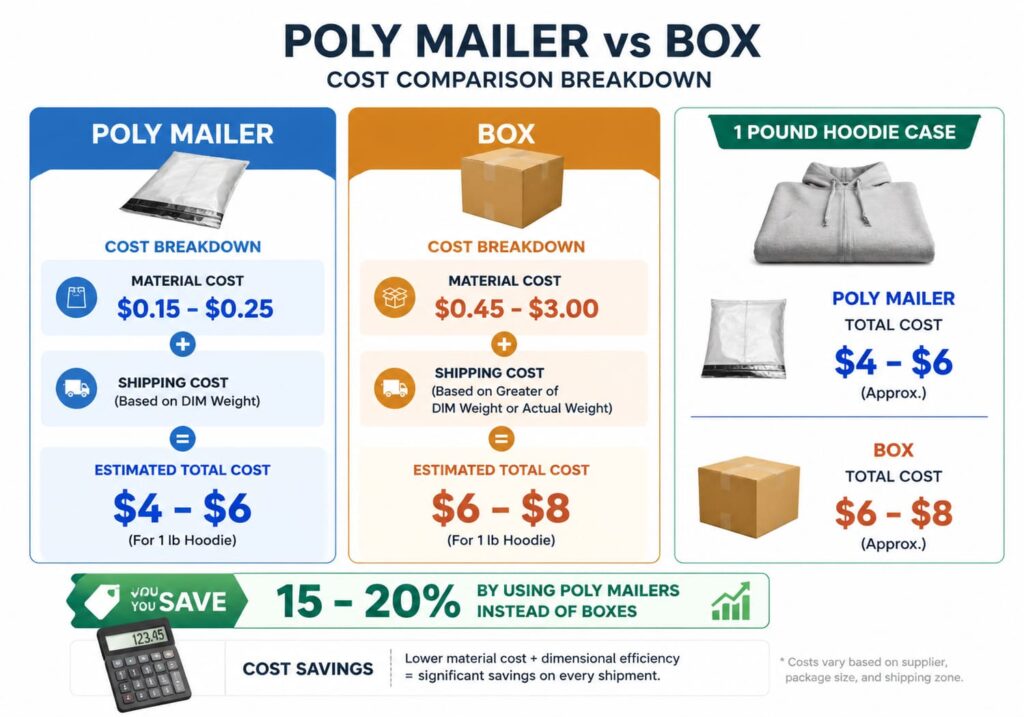 Are Poly Mailers Cheaper to Ship