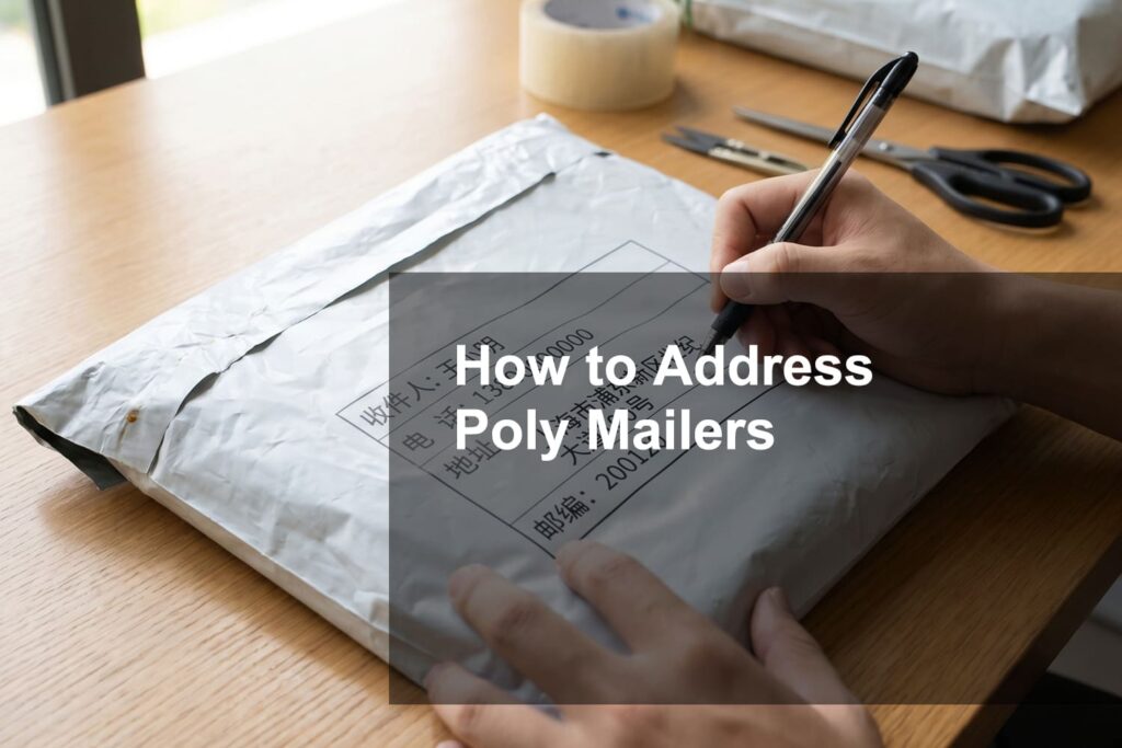 How to Address Poly Mailers