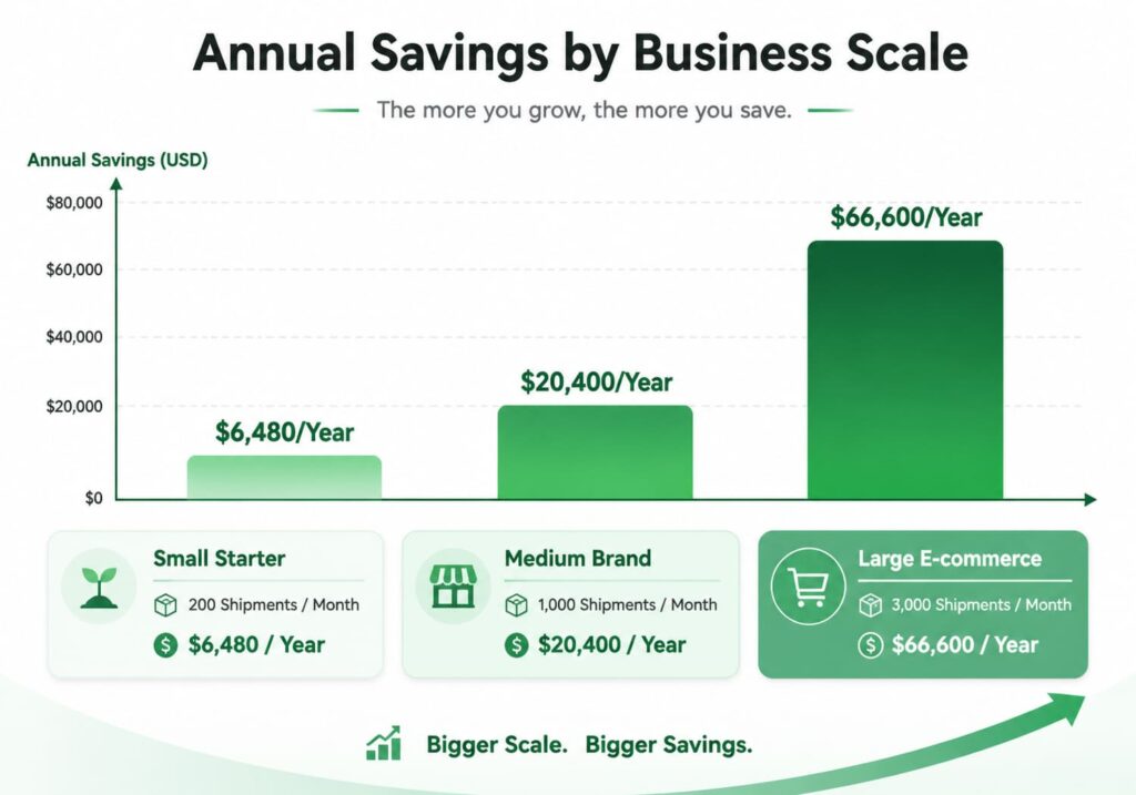 Real-World Shipping Scenarios and Savings